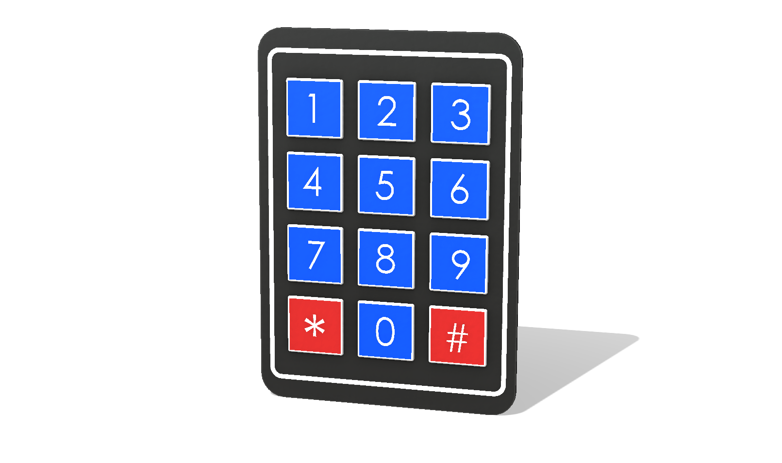 4x3 keypad