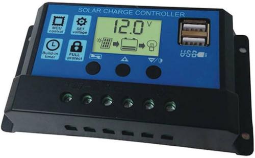 12V 24V 10A pwm Intelligent Solar Charging Controller