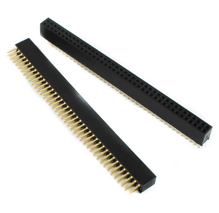 40-pin Double row female headers 2.54mm