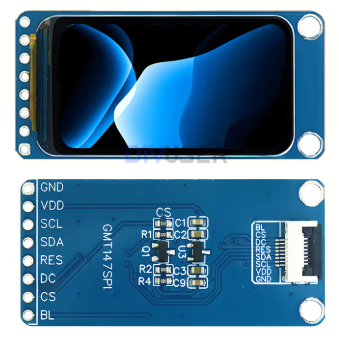 1.47-inch TFT LCD screen 